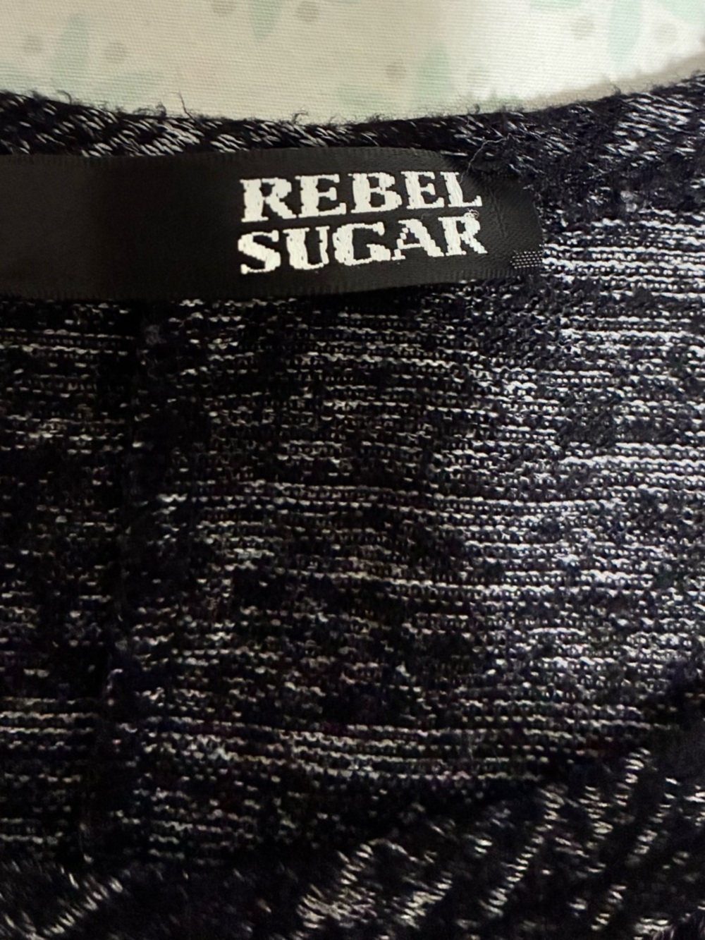 Rebel Sugar Black Marble Elephant Halter Tank Top - Picture 6 of 6